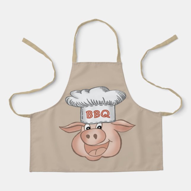 Tablier BBQ Cochon chef Apron (Recto)