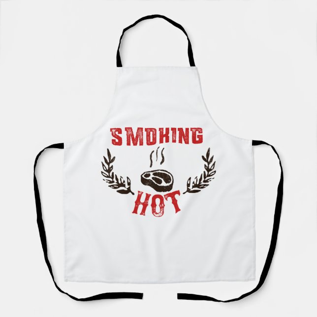 Tablier BBQ, Fumée & Grill - Fumer Chaud (Recto)