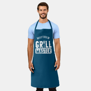 Tablier BBQ Grill Master Personnalisé Meilleur papa Père