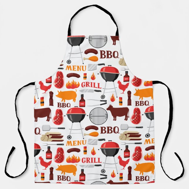 Tablier BBQ Grill Vache poulet (Recto)