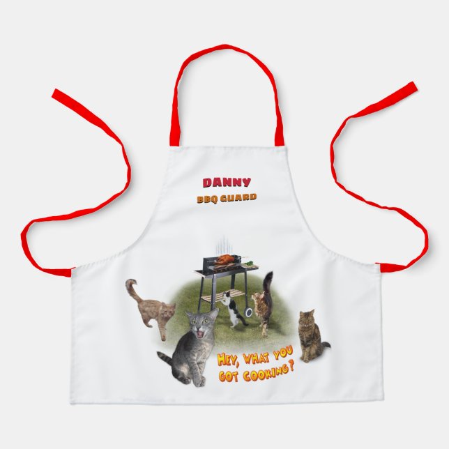 Tablier BBQ Guard Apron avec votre nom dessus (Recto)