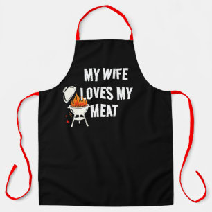Tablier BBQ - Ma femme aime ma viande Cadeau drôle