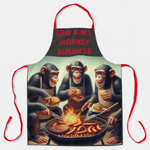 Tablier BBQ Monkey Business Apron