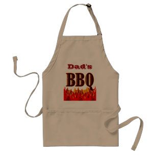 Tablier BBQ Red Flames personnalisé