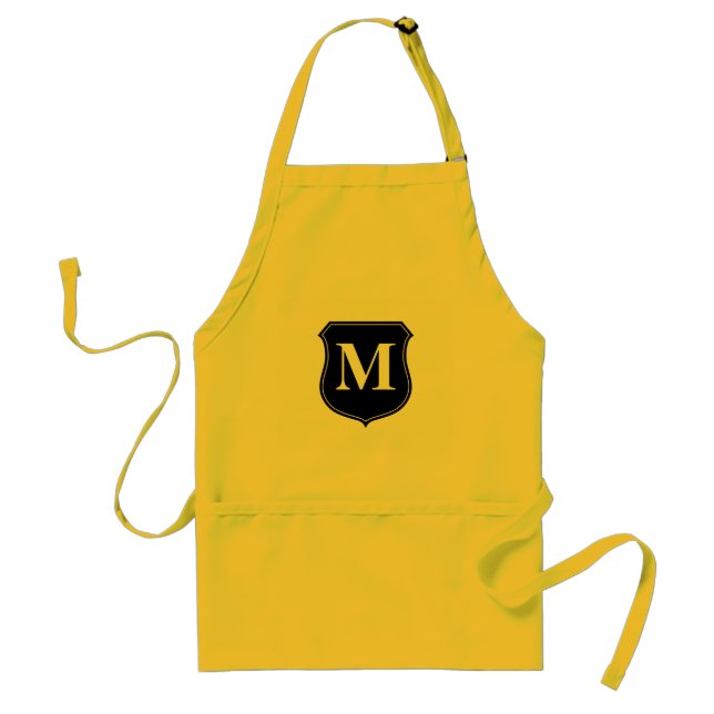 Tablier BBQ standard monogramme personnalisé pour  (Devant)