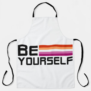 Tablier Be Yourself Lesbian Pride