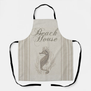 Tablier Beach House Seahorse Seashore