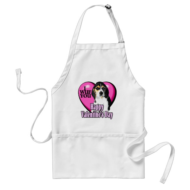 Tablier Beagle, je vous demande (Devant)
