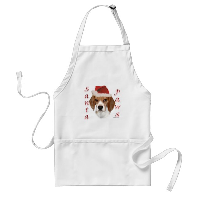 Tablier Beagle Père Noël Paws (Devant)
