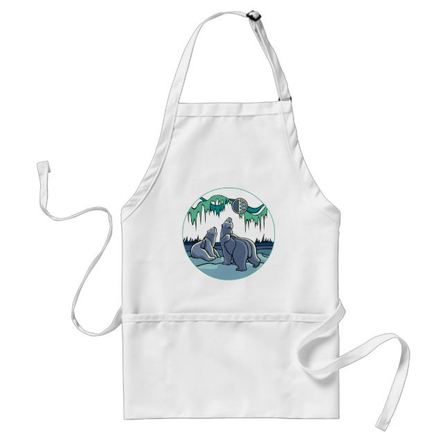Tablier Bear Art BB-Q Apron Native Wildlife Art Apron (Devant)