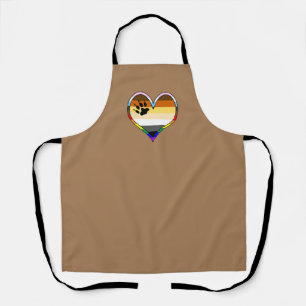 Tablier Bear Pride Coeur Apron