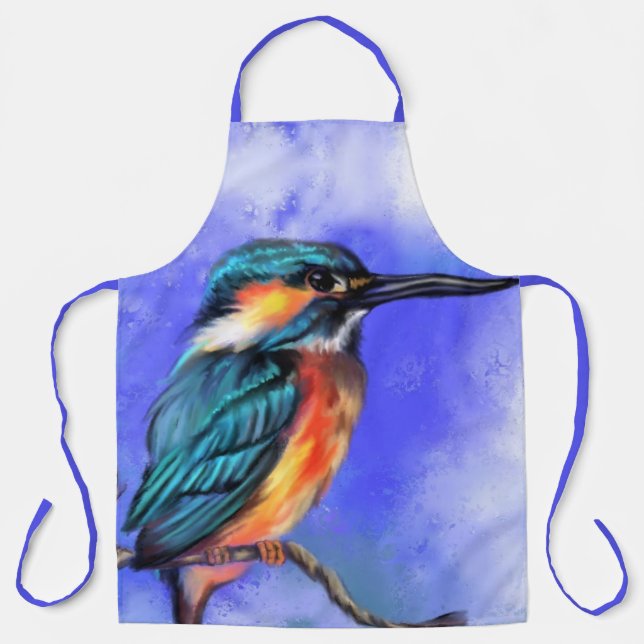 Tablier Beau Apron Kingfisher Bird (Recto)