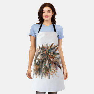 Tablier Beau cheval boho 