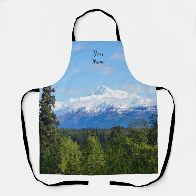 Tablier Beau Denali Jigsaw Puzzle Apron (Recto)