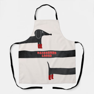 Tablier Beau et coloré Dachshund Lover Apron