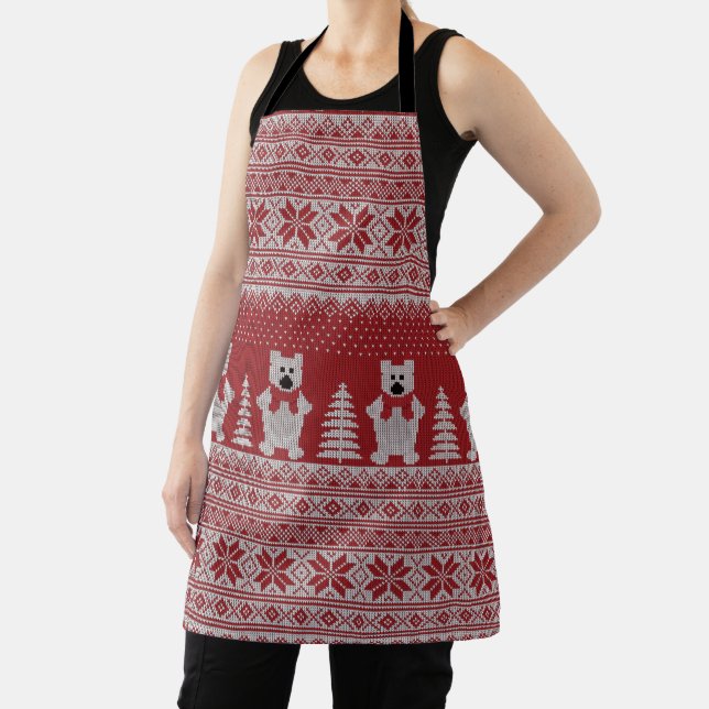Tablier Beau Noël polaire Bear Apron (Insitu)