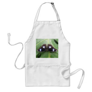 Tablier Beau Papillon Bleu tacheté Apron