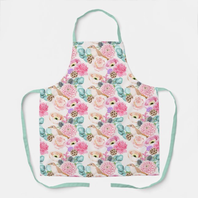 Tablier Beau Parc Floral (Recto)