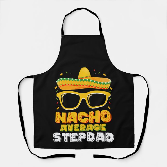 Tablier Beau-père moyen nacho papa Cinco De Mayo (Recto)