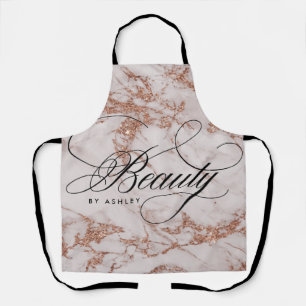 Tablier Beauté de marbre d'or Rose