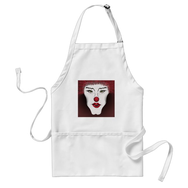 Tablier Beauté en rouge (Devant)