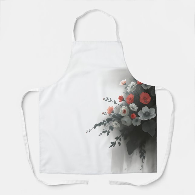 Tablier Beauté intemporelle : Fleurs en pleine floraison � (Recto)