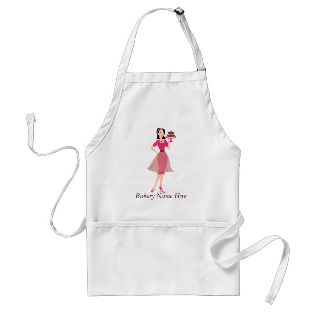 Tablier Beauty Cake WI-th Rose (Devant)