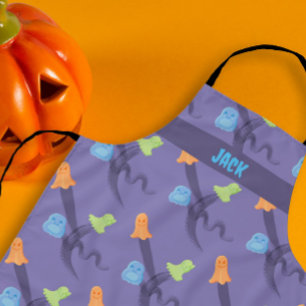 Tablier Beaux fantômes, design personnalisable, lilas