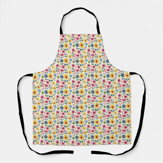 Tablier Bébé Fleur (Recto)