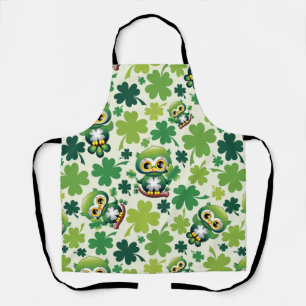 Tablier Bébé Hibou Mignon St Patrick Dessin Animé