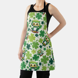 Tablier Bébé Hibou Mignon St Patrick Dessin Animé