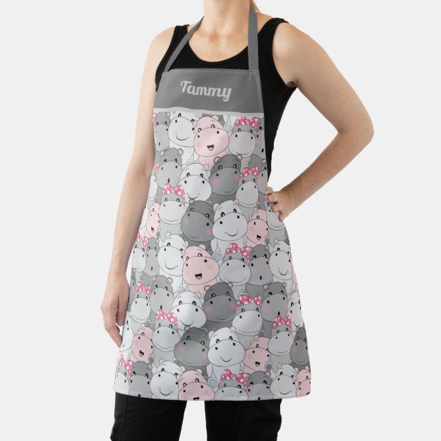 Tablier Bébé mignon Hippopotame Apron (Insitu)