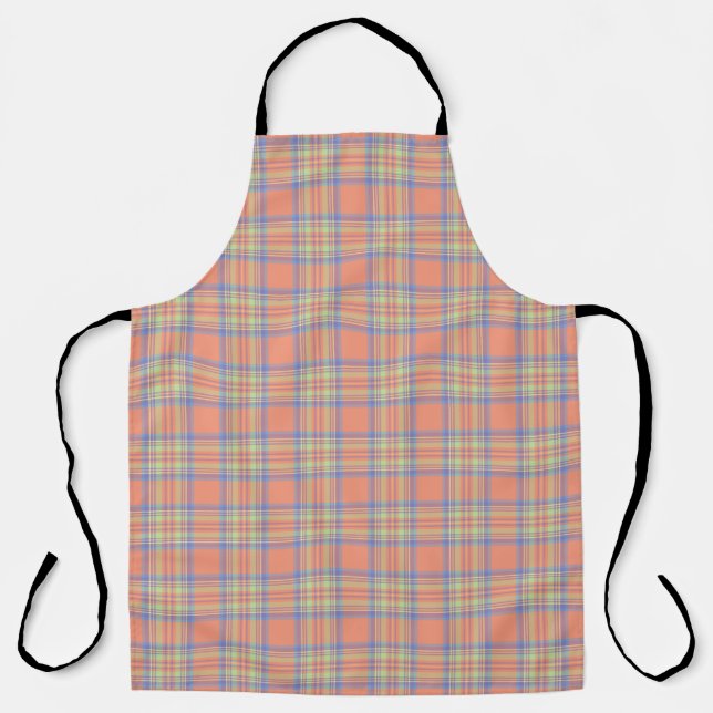 Tablier Bébé Pastels Stewart Tartan Plaid (Recto)