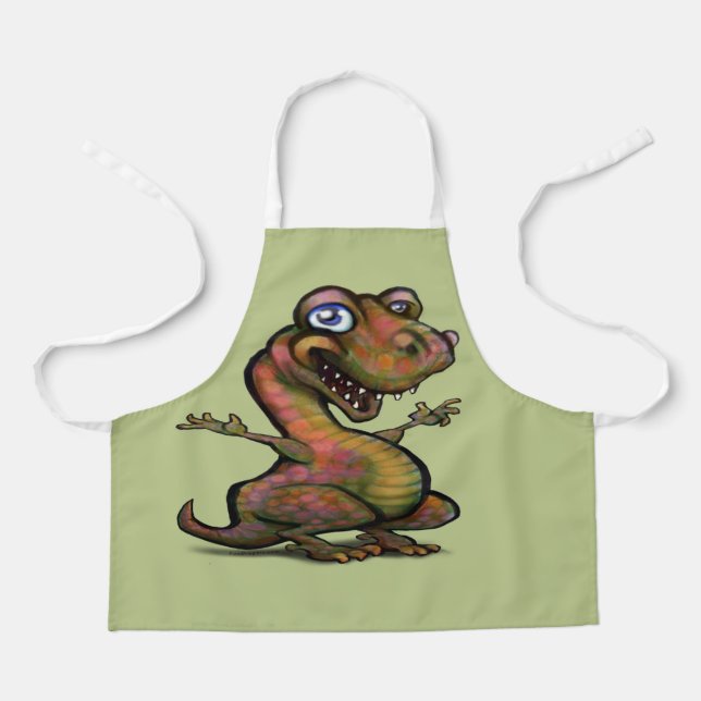 Tablier Bébé T-Rex (Recto)