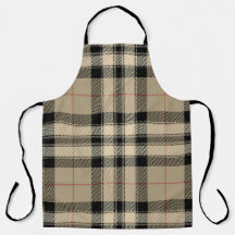 Beige classique + Plaid noir