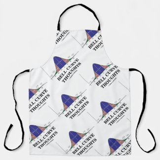 Tablier Bell Curve Thoughts Statistiques Humour