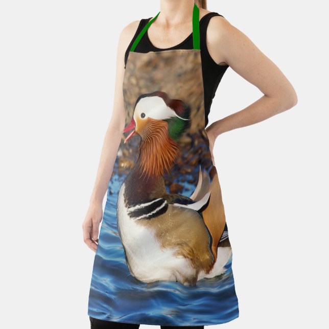 Tablier Belle Chatty Mandarin Canard à l'étang (Insitu)