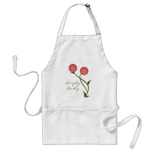 Tablier Belle Fleur, Rouge