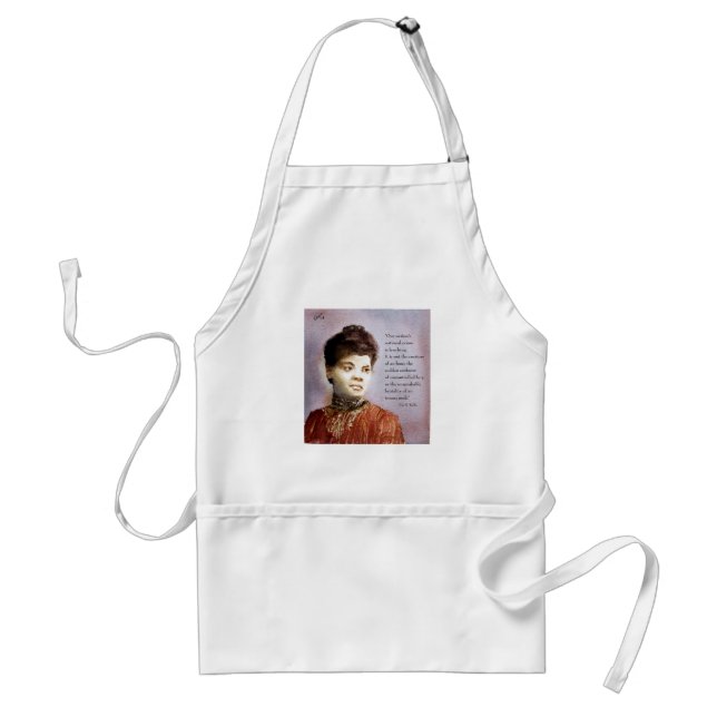 Tablier Belle Ida B Wells Aquarelle  (Devant)