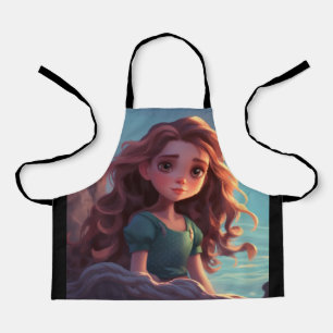 Tablier Belle impression Girl's Apron