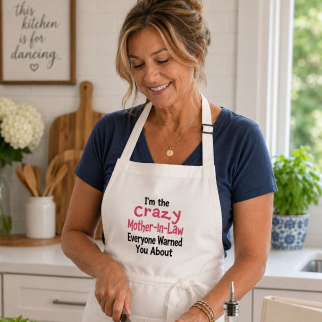 Tablier Belle-Mère Folle Cuisine Drôle  (Créateur téléchargé)