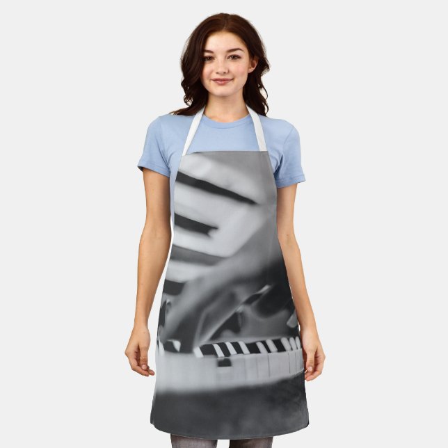 Tablier Belle oeuvre de piano (Porté)