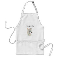 Belle tête de cheval blanc Boho Floral