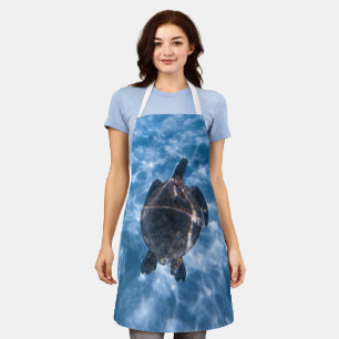 Tablier Belle tortue aquatique Meilleur cadeau pour la v