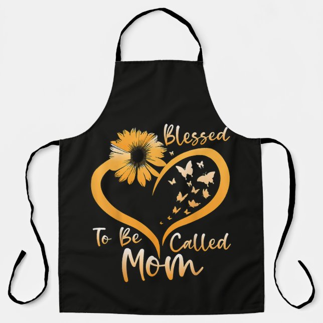 Tablier Bénie d'être appelée maman (Recto)