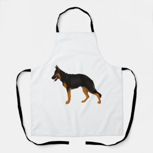 Tablier Berger Allemand Rouge Noir Blanche