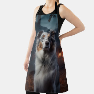 Tablier Berger Australien Halloween Épouvantable