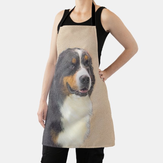 Tablier Bernese Mountain Dog 2 Peinture - Joli Original Do (Insitu)