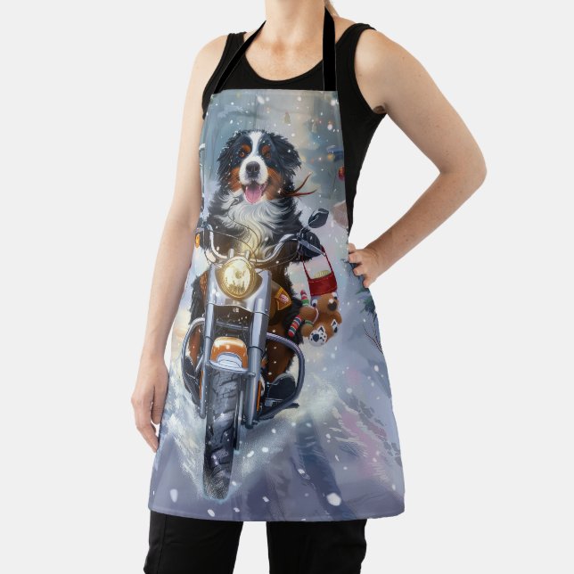 Tablier Bernese Mountain Dog équitation Moto Noël (Insitu)