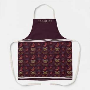 Tablier Berries de Bourgogne botanique et feuilles d'autom